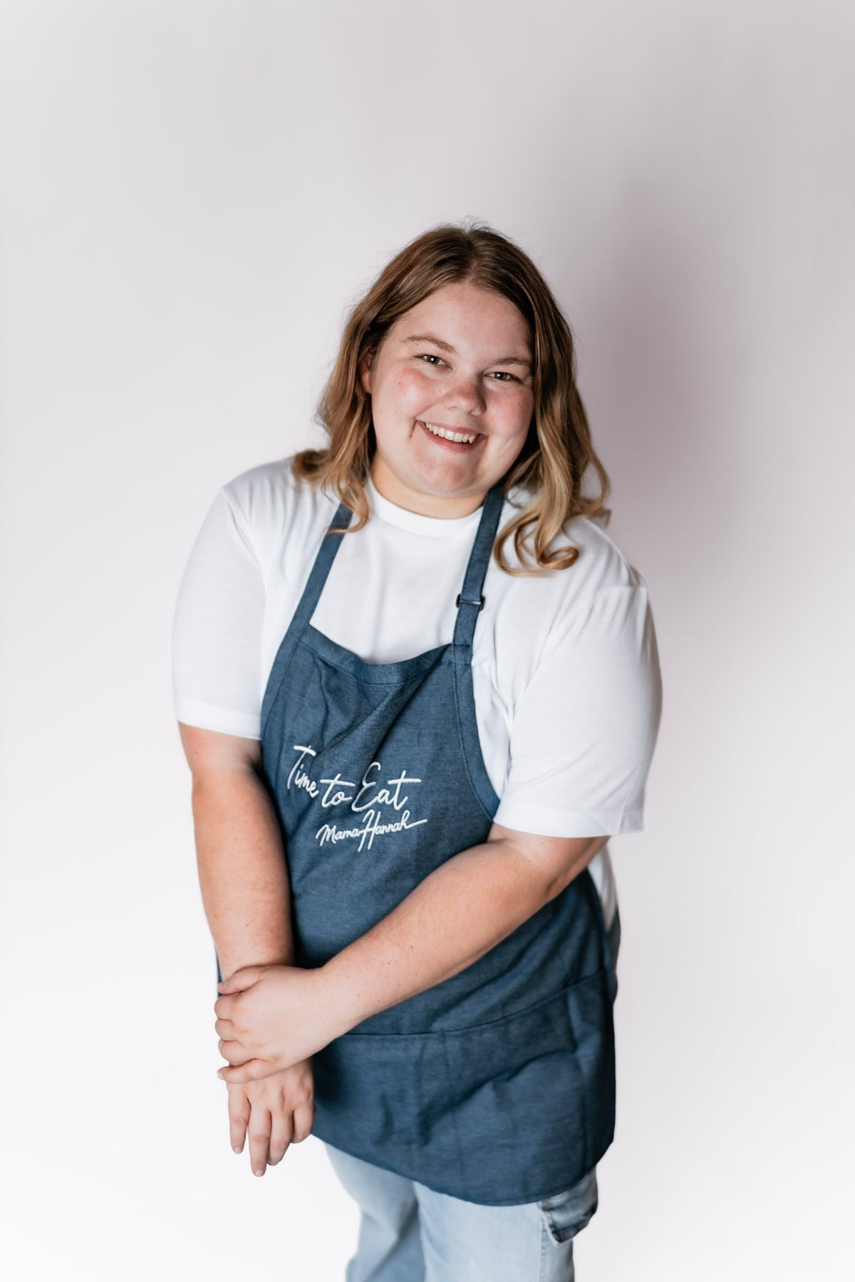 Denim Time to Eat Apron